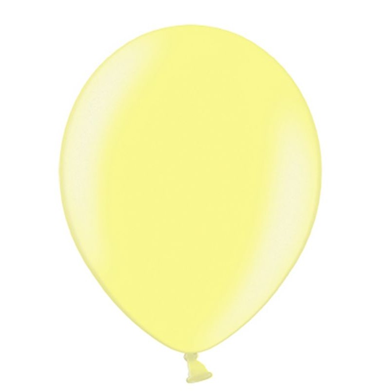 Balão Amarelo Brilho Metálico