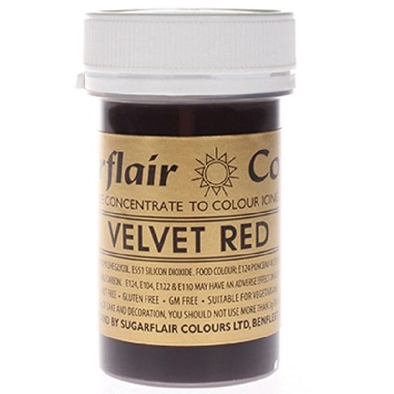 Corante em Pasta Velvet Red -25 grs