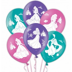 Pack 6 Balões Princesas Disney