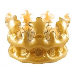Coroa Dourada Insuflavel