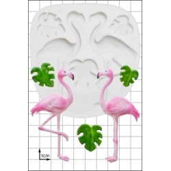 Molde Silicone Flamingos
