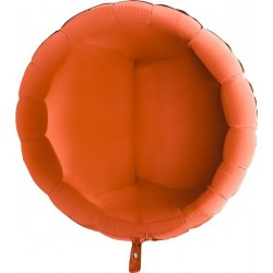 Balão Laranja Redondo 90 cms