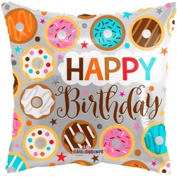 Balão Foil Donuts Happy Birthday