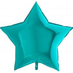 Balão Foil Estrela Tiffany 90 cms