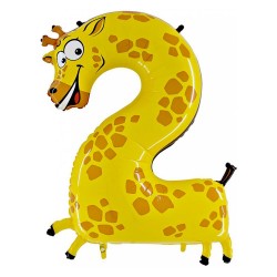 Balão Foil Nº 2 Girafa