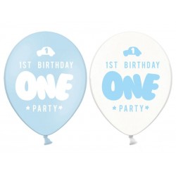 Balões Festa 1º Aniversário Azul ***