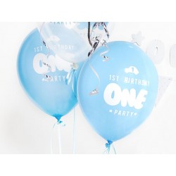 Balões Festa 1º Aniversário Azul ***