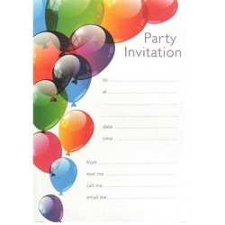 Convites Festa Balões