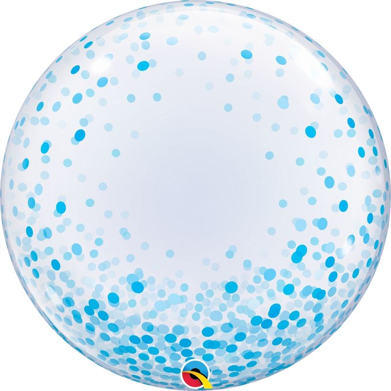 Bubble Confetis Azuis