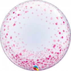 Bubble Confetis Rosa