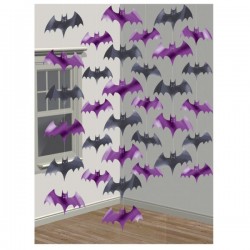 6 Pendentes Decoração Morcegos