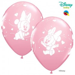 6 Balões Minnie Bebé