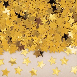 Confetis Estrelas Douradas