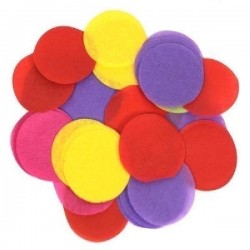 Confetis Multicoloridos 2.5 cms