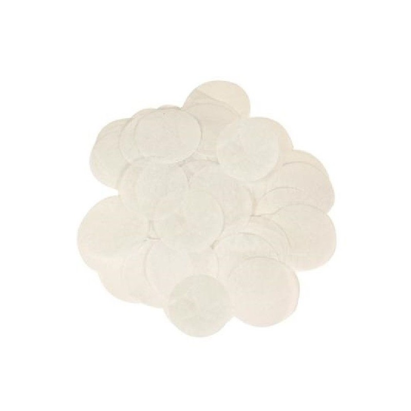 Confetis Brancos 14g 15mm