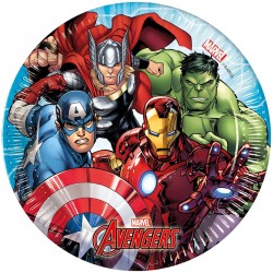 8 Pratos Pequenos Power Avengers