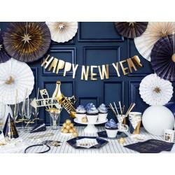 Bandolete Dourada Happy New Year