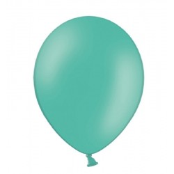 100 Balões Pastel Aquamarine 12 cms