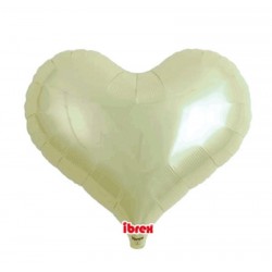 Balão Metalico Jelly Foil Marfim 35 cms