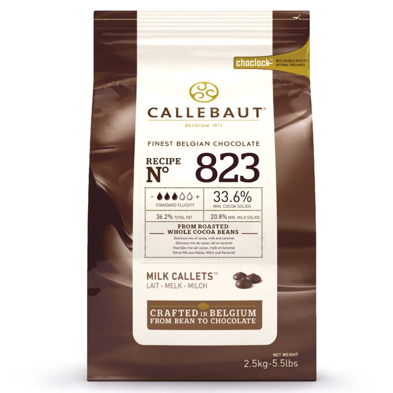 Callebaut Chocolate de Leite 2.5 kgs