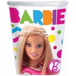 8 Copos Barbie