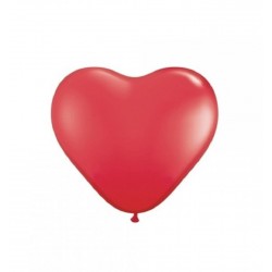 Balão Coração Vermelho 15 cms
