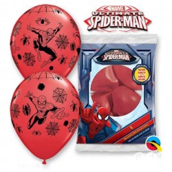 6 Balões Homem Aranha