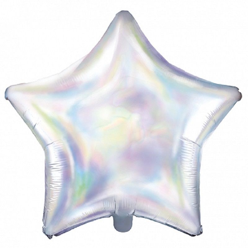 Balão Foil Estrela Iridiscente 48 cms