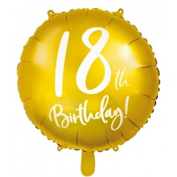 Balão Foil Dourado 50 Aniversario 45 cms