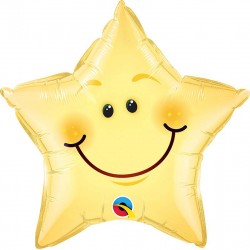 Balão Foil Estrela Sorridente