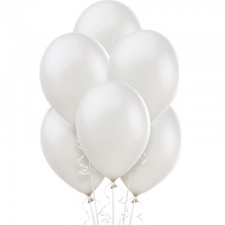 50 Balões Brancos