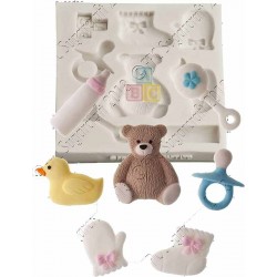 Molde Silicone Baby Shower