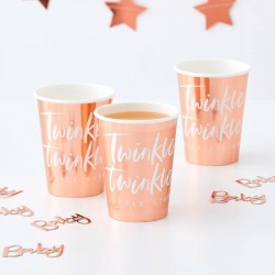 8  Copos Rose Gold TWINKLE TWINKLE