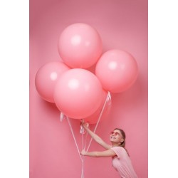 10 Balões Rosa Forte 60 cms