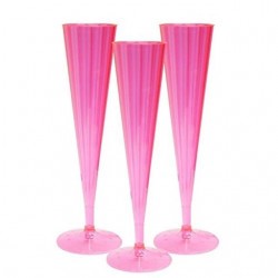 10 Flutes Champagne Neon Pink 148ML