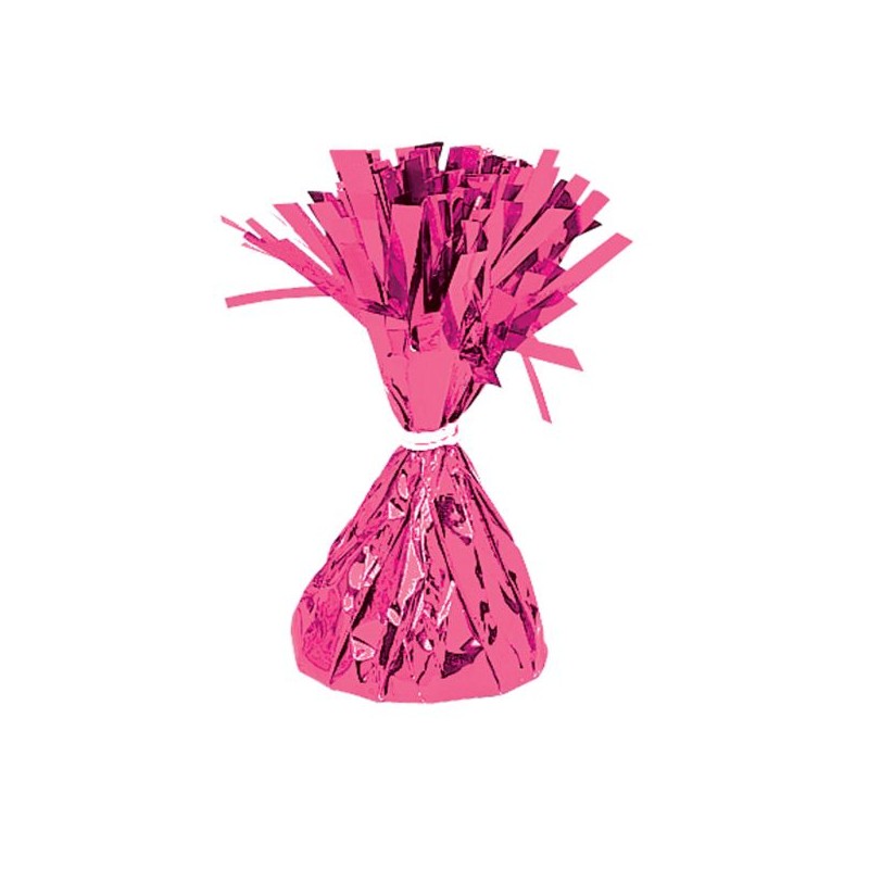 Peso para Balões Rosa Forte Foil