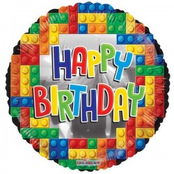 Balão Foil Lego Happy Birthday