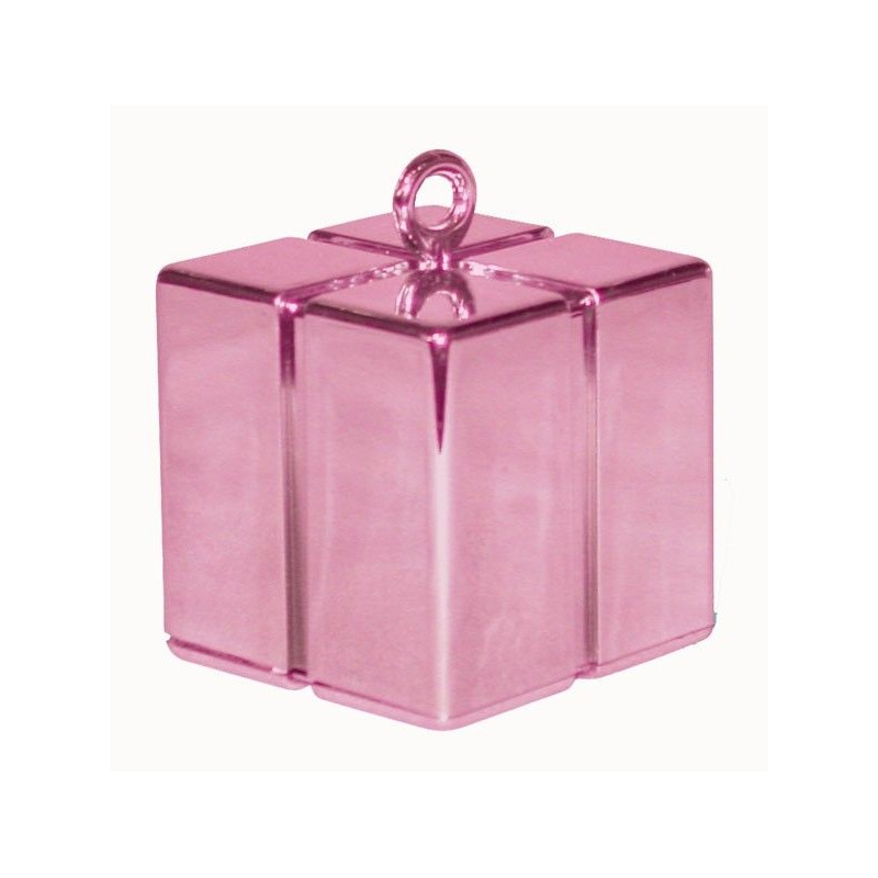 Peso Balões Presente/Cubo Rosa