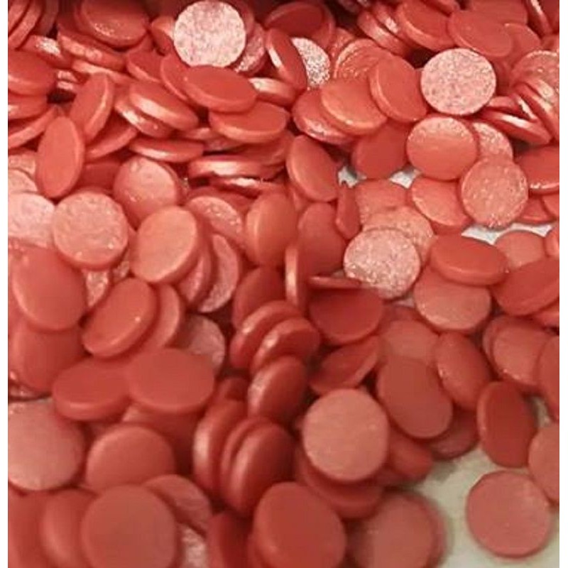 Confetis Discos Vermelho 55 grs