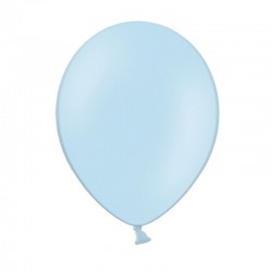 100 Balões Pastel Baby Blue 30 cms