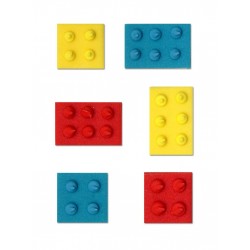 Decorações Lego Comestíveis