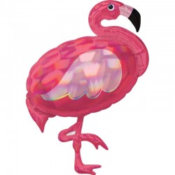 Balão Foil Flamingo Iridiscent