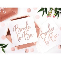 Guardanapos Noiva " Bride to Be" Rose Gold