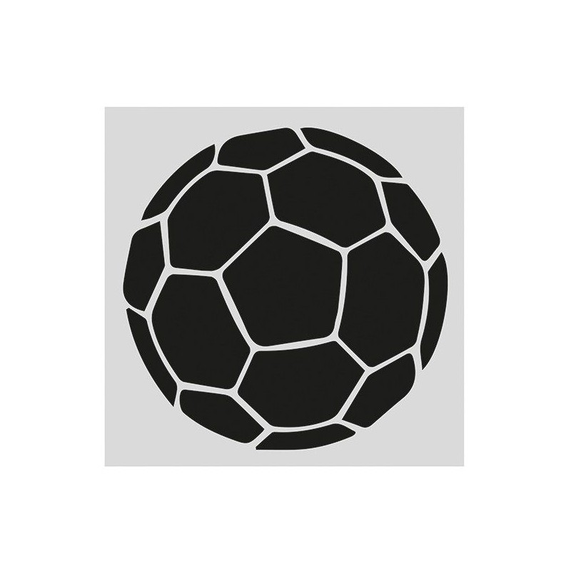 Stencil Bola Futebol