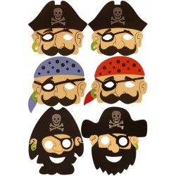 Máscaras Piratas Eva***