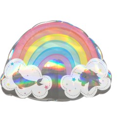Balão Arco Íris Holográfico
