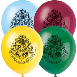 8 Balões Harry Potter 30 cms