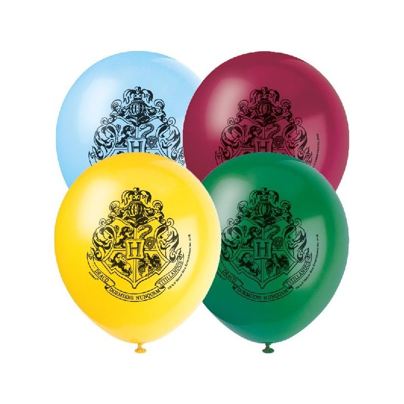 8 Balões Harry Potter 30 cms