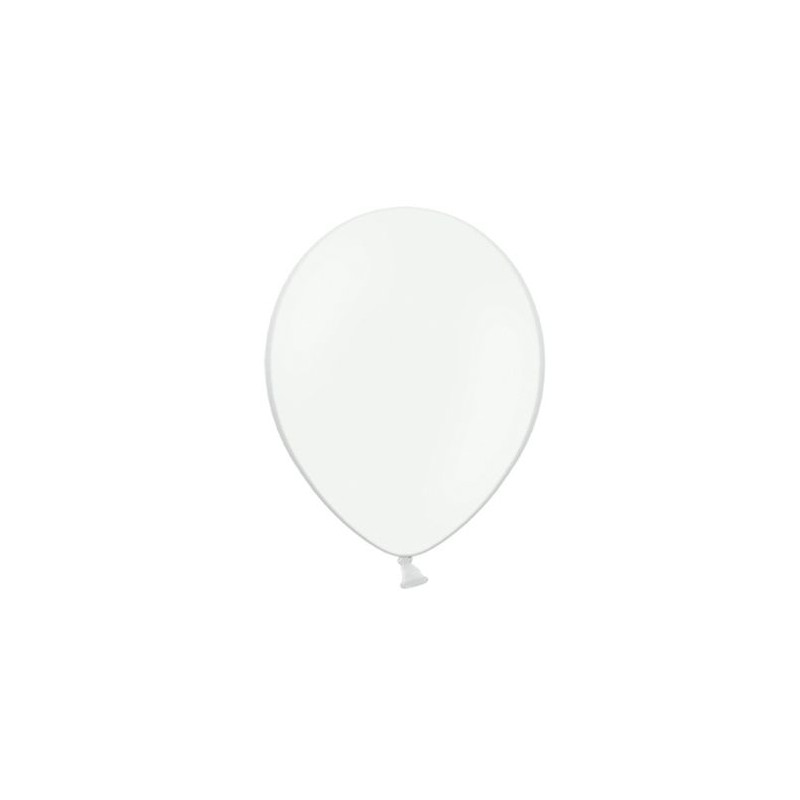 100 Balões Latex Branco 12 cms