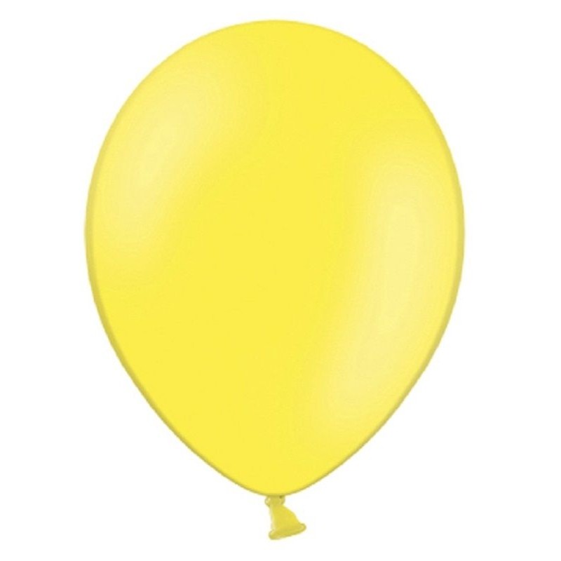 100 Balões Amarelos 29 cms